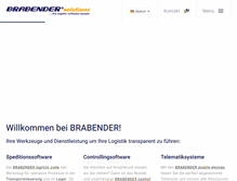 Tablet Screenshot of brabender-group.com